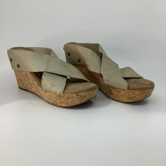 Merona Gold Wedges - Picture 3 of 8